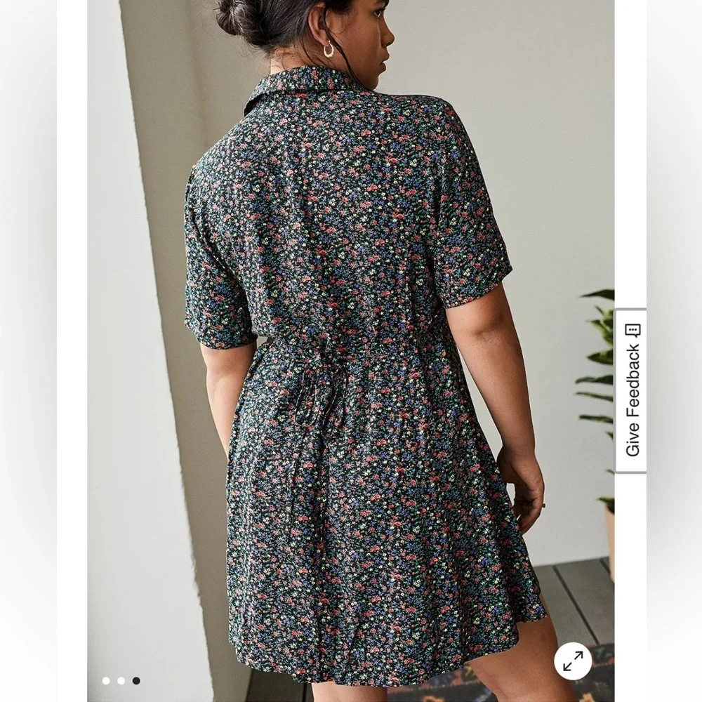 Urban Outfitters Black Floral Mini Dress - Picture 7 of 7